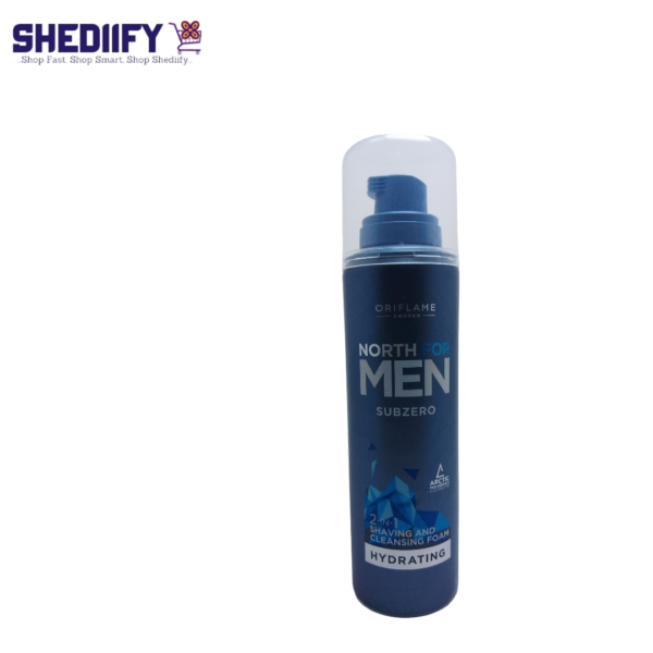 North for Men SubZero 2-in-1 Facial Cleansing and Shaving Foam